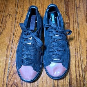 PUMA Black Suede Platform Women’s Sneakers